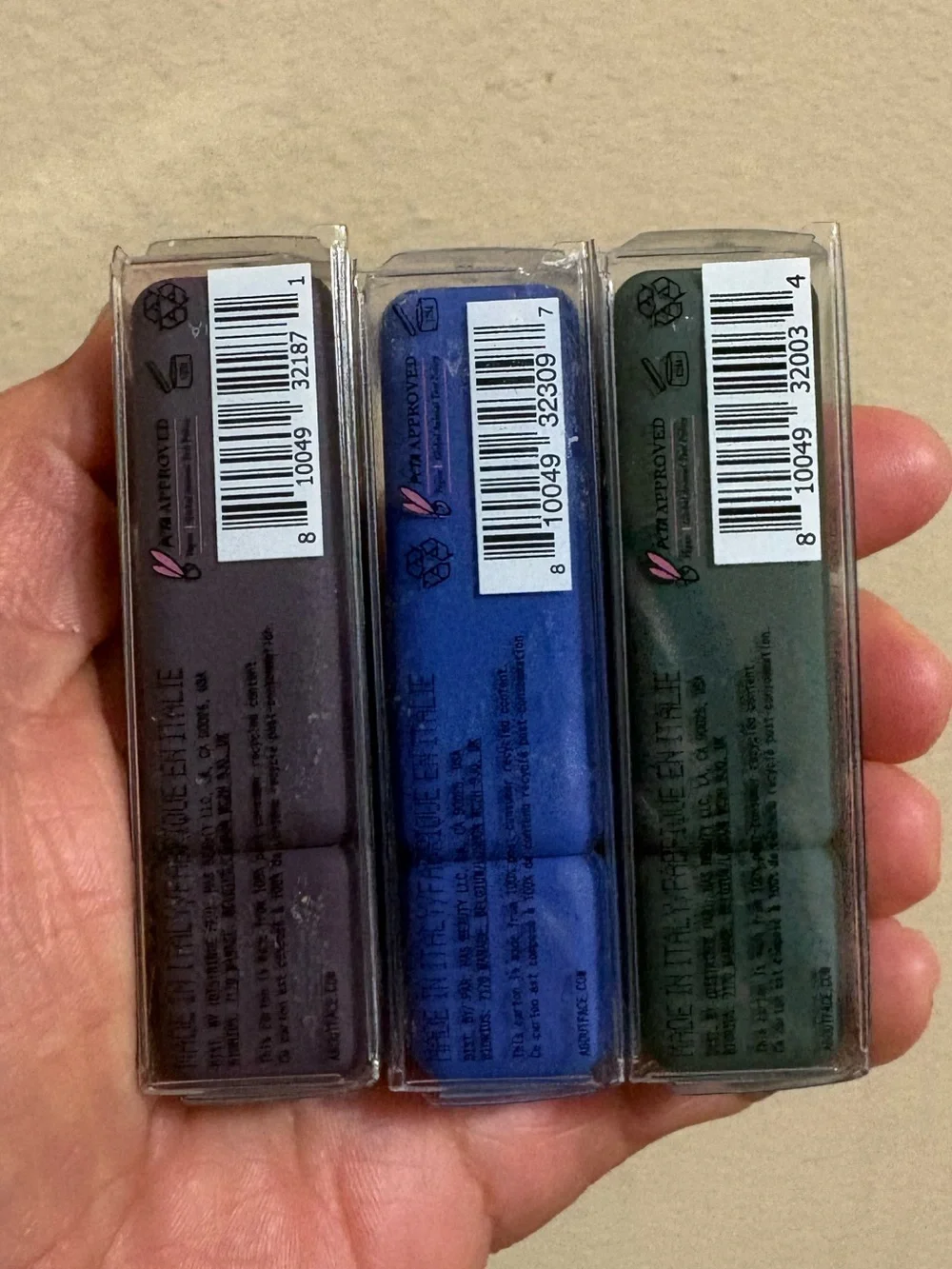 about-face Three Matte Fluid Eye Paints -INFINITY SWEET DISPOSITION SMOKE SIGNAL
